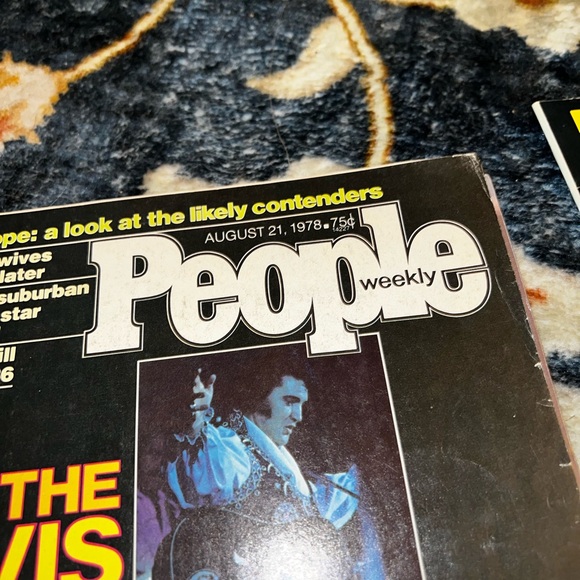 Rare Elvis Lot Rolling Stone 1978, People Magazine 1977, Elvis Memorabilia - Picture 13 of 16